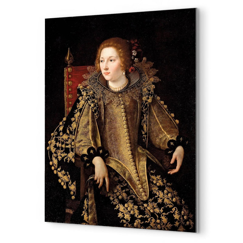 Artemisia Gentileschi metal print mockup