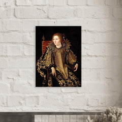 Artemisia Gentileschi metal print mockup