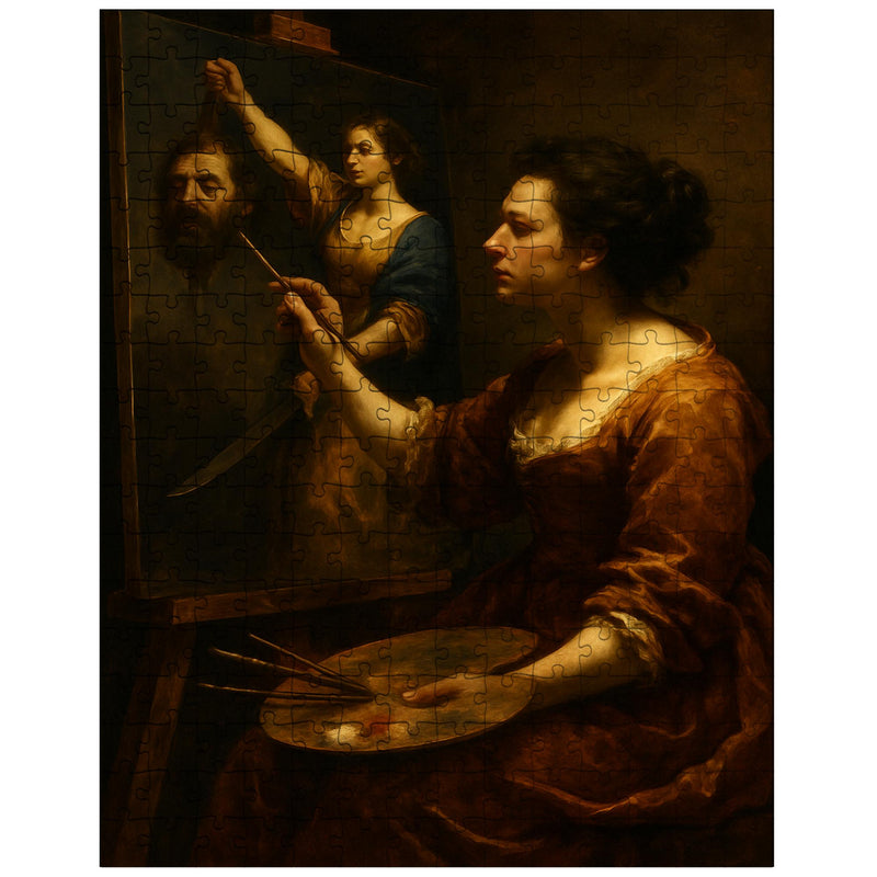 Artemisia Gentileschi painting Judith triumphant jigsaw puzzle