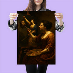 Artemisia Gentileschi painting Judith triumphant poster 3
