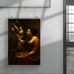 Artemisia Gentileschi painting Judith triumphant poster 4