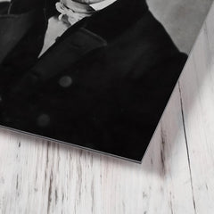 Arthur Schopenhauer metal print mockup