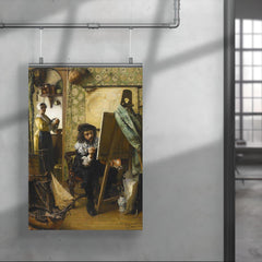 Artist in His Studio by Eduard Charlemont, 1890 poster 4