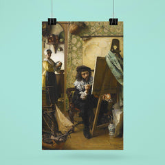 Artist in His Studio by Eduard Charlemont, 1890 poster 6