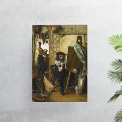Artist in His Studio by Eduard Charlemont, 1890 poster 7