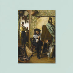 Artist in His Studio by Eduard Charlemont, 1890 poster 8