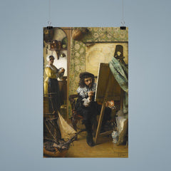 Artist in His Studio by Eduard Charlemont, 1890 poster 9