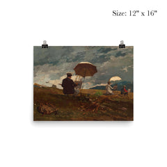 Artists Sketching in the White Mountains by Winslow Homer, 1868 poster 3