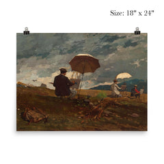Artists Sketching in the White Mountains by Winslow Homer, 1868 poster 5