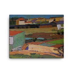 Arturo Checchi canvas print on a plain backdrop in size 16"x20".