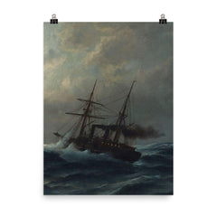 Artwork by Julius von Klever (1850-1924) poster on a plain backdrop in size 8"x10".