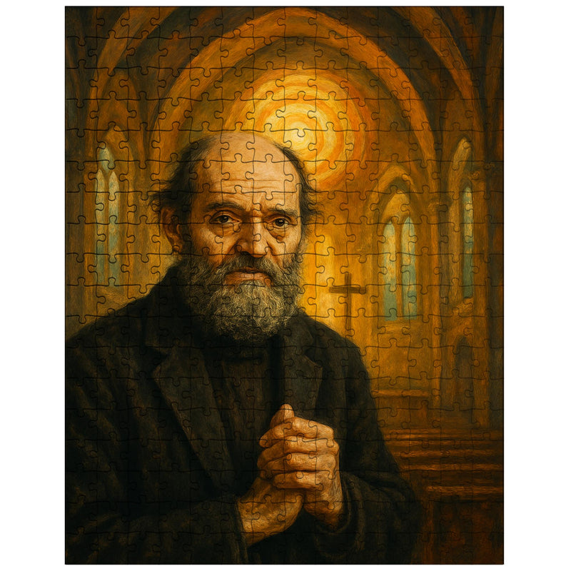 Arvo Pärt tintinnabuli chapel portrait jigsaw puzzle