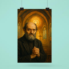 Arvo Pärt tintinnabuli chapel portrait poster 6