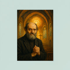 Arvo Pärt tintinnabuli chapel portrait poster 8