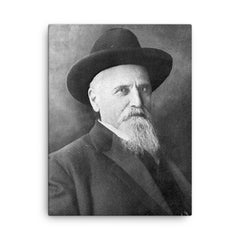 Asbury Harpending canvas print on a plain backdrop in size 18"x24".