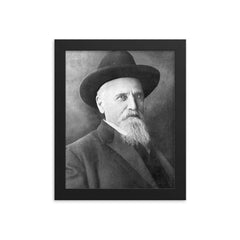 Asbury Harpending framed print on a plain backdrop in size 8"x10".