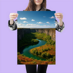 Asbyrgi Canyon Iceland poster 3