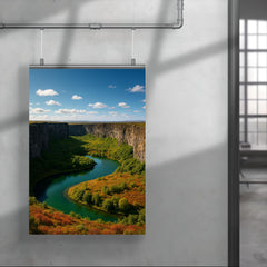 Asbyrgi Canyon Iceland poster 4