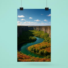 Asbyrgi Canyon Iceland poster 6