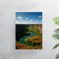 Asbyrgi Canyon Iceland poster 7