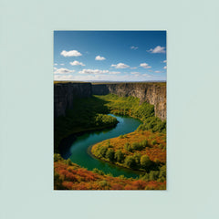 Asbyrgi Canyon Iceland poster 8