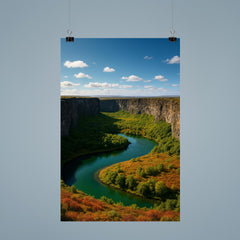 Asbyrgi Canyon Iceland poster 9