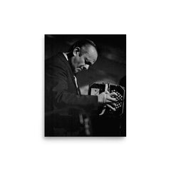 Astor Piazzolla poster on a plain backdrop in size 8"x10".