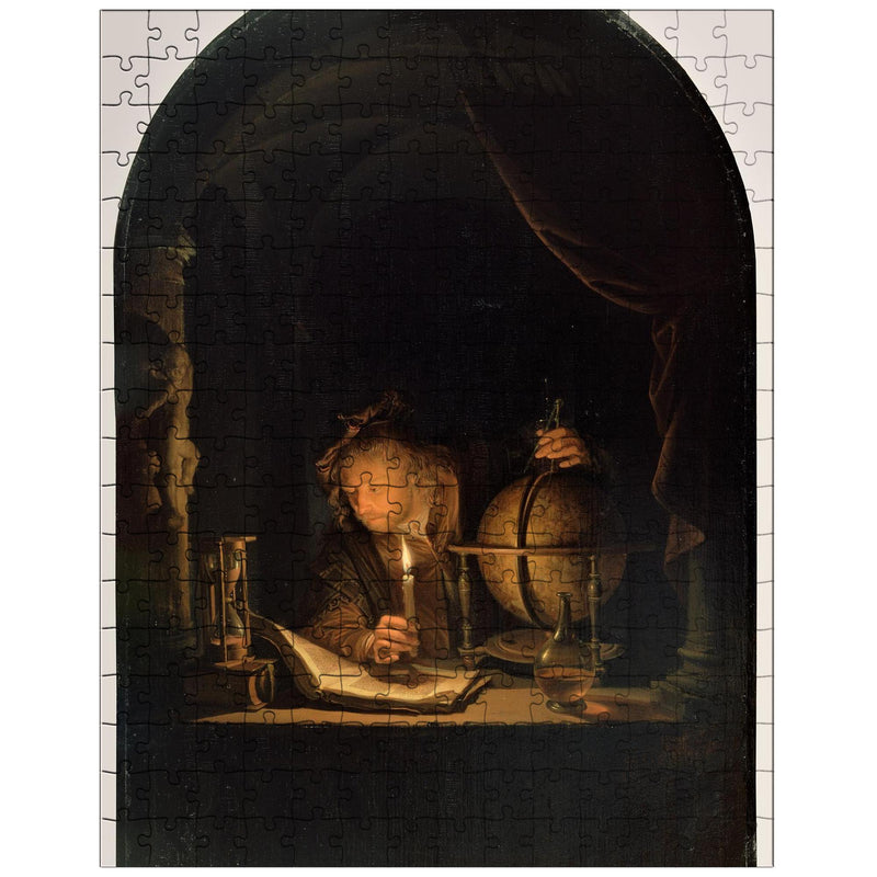 Astronomer by Candlelight by Gerrit Dou jigsaw puzzle