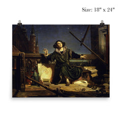 Astronomer Copernicus or a Conversation with God by Jan Matejko poster 5