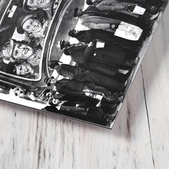 At the Time of the Louisville Flood (Breadline) metal print mockup