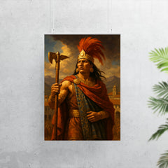 Atahualpa in Cajamarca before betrayal poster 7