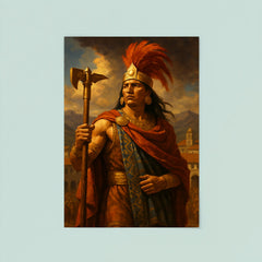 Atahualpa in Cajamarca before betrayal poster 8