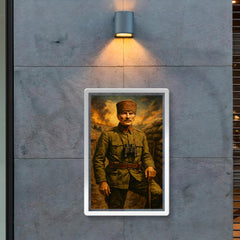Atatürk Gallipoli trench portrait poster 2