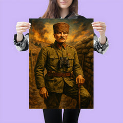 Atatürk Gallipoli trench portrait poster 3