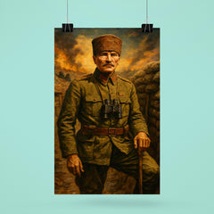 Atatürk Gallipoli trench portrait poster 6