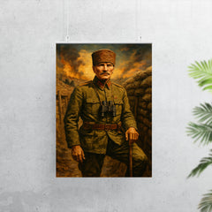 Atatürk Gallipoli trench portrait poster 7