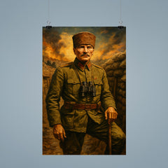 Atatürk Gallipoli trench portrait poster 9