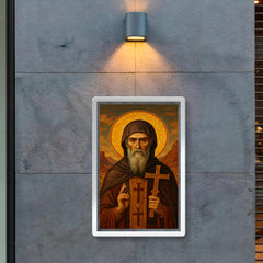 Athanasius contra mundum desert exile icon poster 2