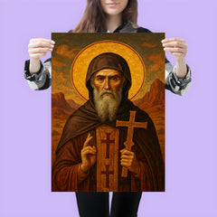 Athanasius contra mundum desert exile icon poster 3