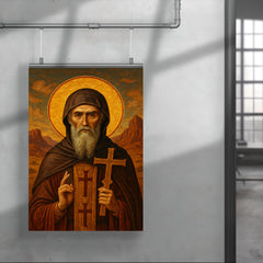 Athanasius contra mundum desert exile icon poster 4