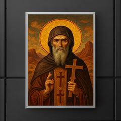 Athanasius contra mundum desert exile icon poster 5