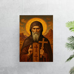 Athanasius contra mundum desert exile icon poster 7