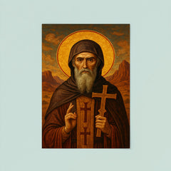 Athanasius contra mundum desert exile icon poster 8