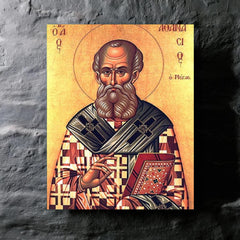 Athanasius of Alexandria metal print mockup