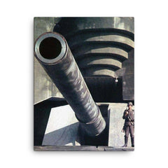 Atlantic Wall canvas print on a plain backdrop in size 18"x24".
