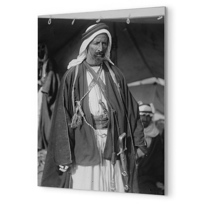 Auda Abu Tayi metal print mockup