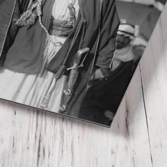 Auda Abu Tayi metal print mockup