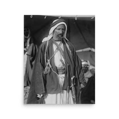 Auda Abu Tayi poster on a plain backdrop in size 16"x20".