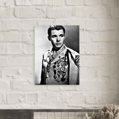 Audie Murphy metal print mockup