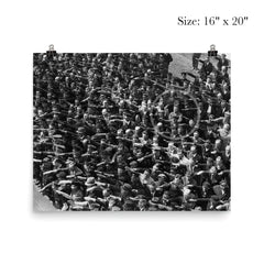 August Landmasser, The Man Who Refused to Salute Hitler, 1936 poster 2